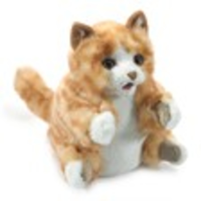 Orange Tabby Kitten Puppet