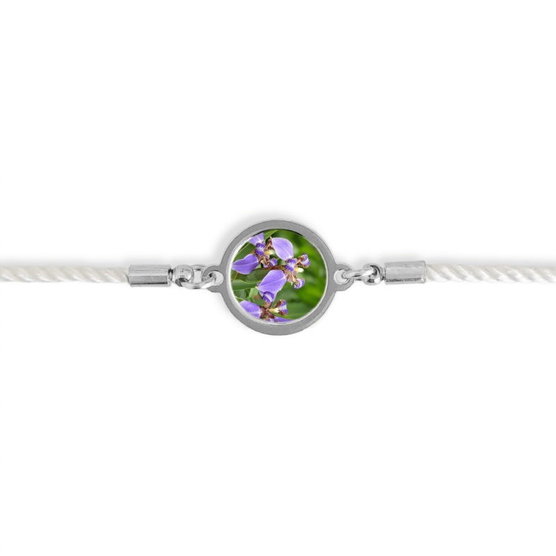Purple Orchid Slide Bracelet
