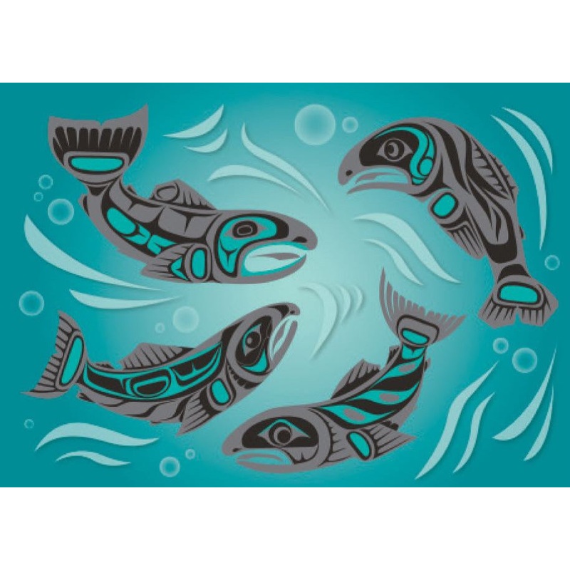 Sacred Salmon Postcard
