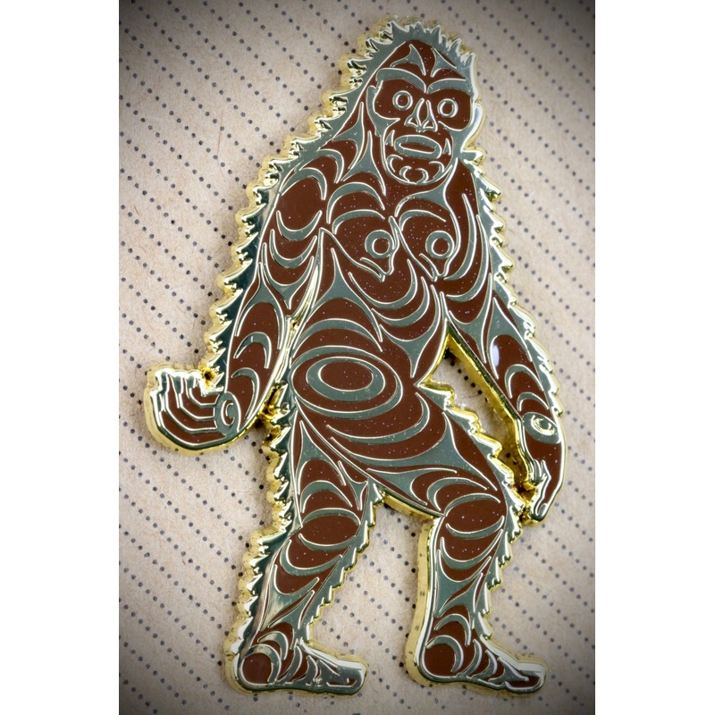 Sasquatch Hat Pin