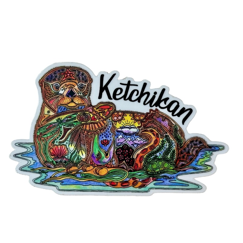 Ketchikan Sea Otter Sticker