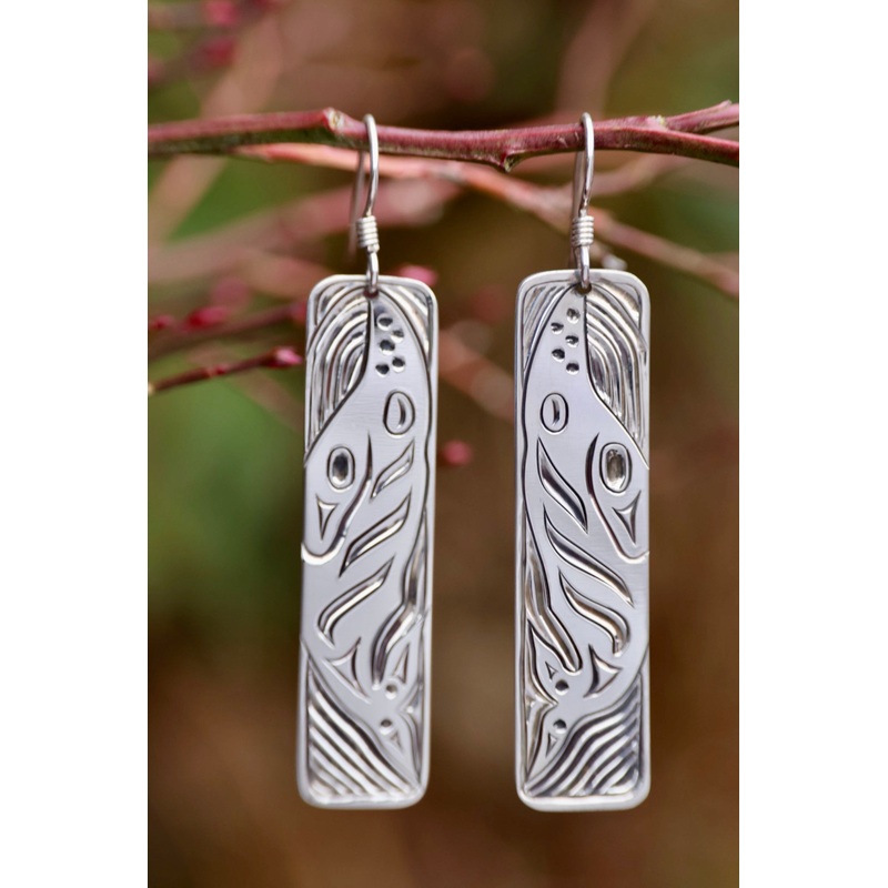 Whale Earrings