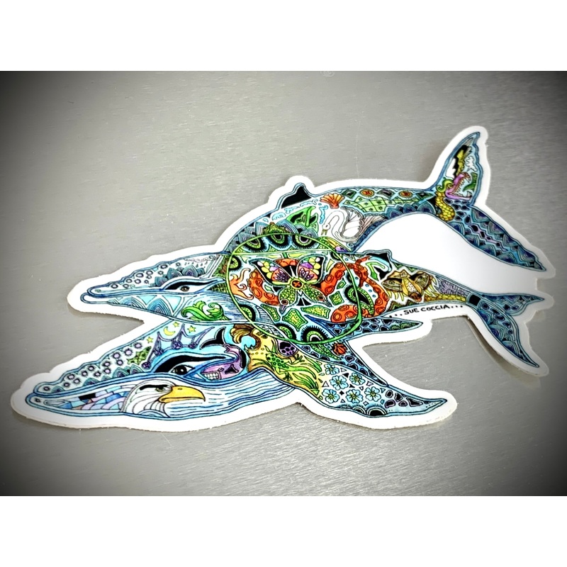 Humpback Whales Sticker