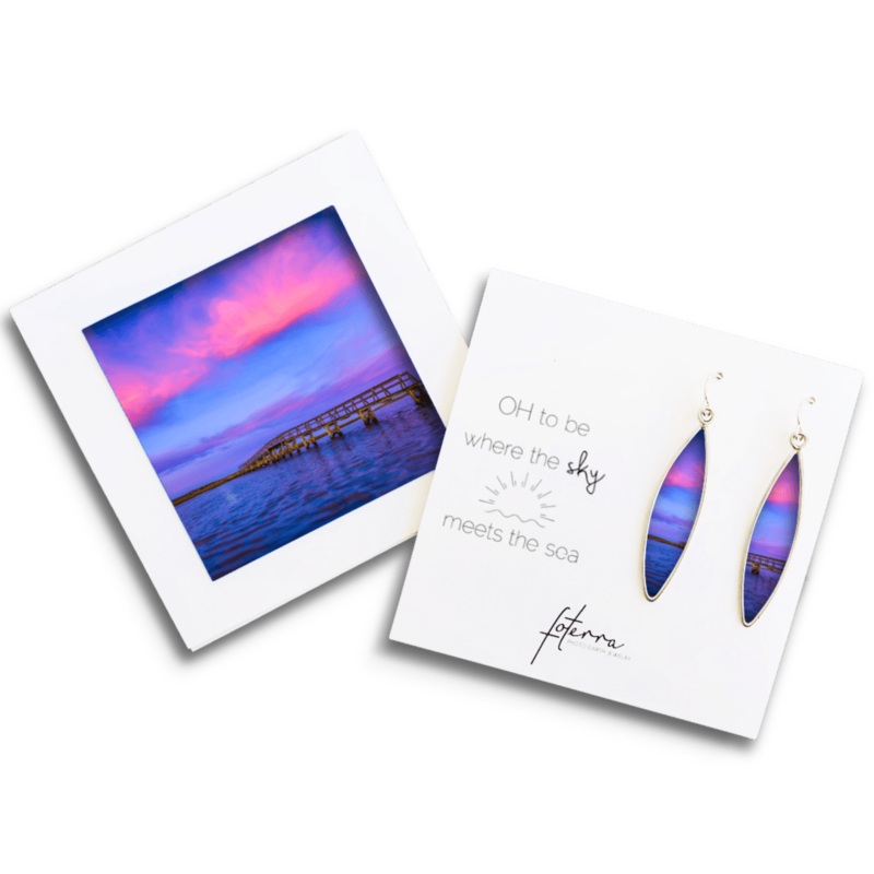 Sundown Hues Boardwalk Earrings