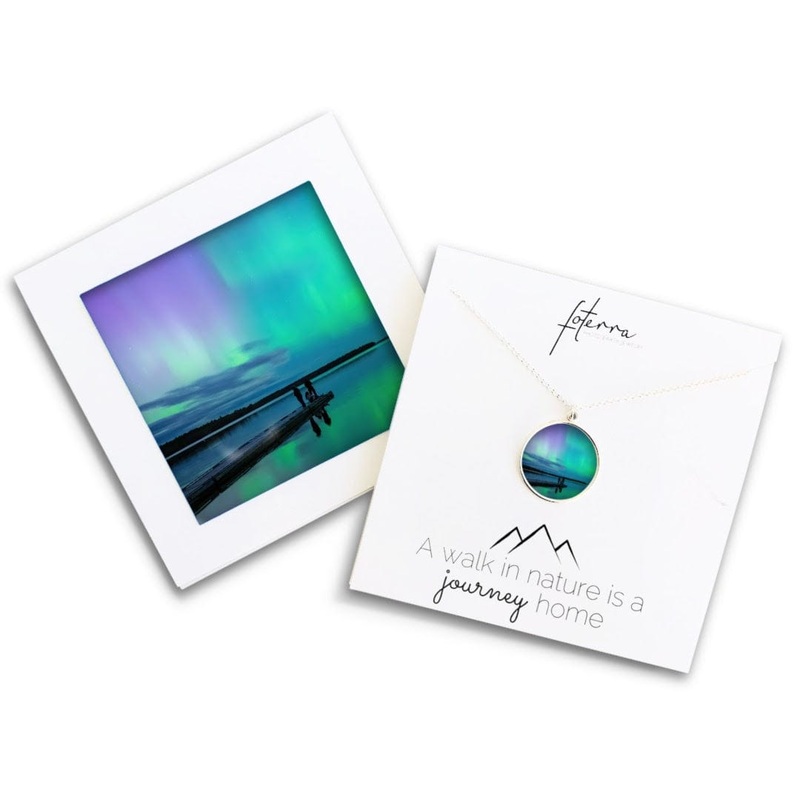 Aurora Over Maine Necklace