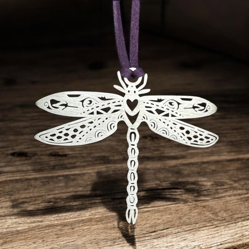 Dragonfly Steel Ornament