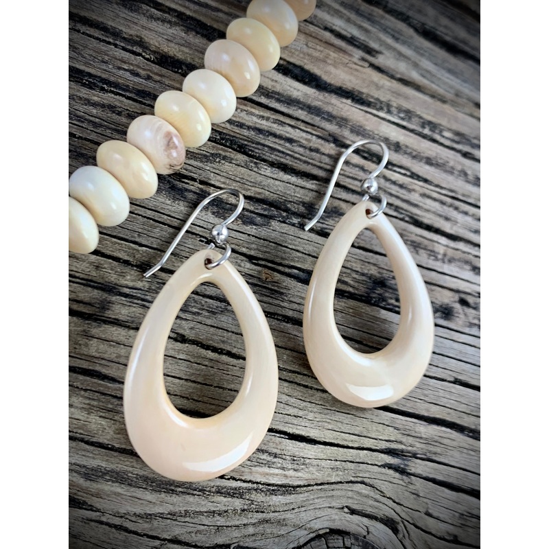 Open Tear Drop Earring