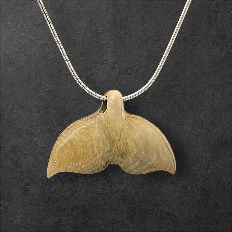 Mammoth Ivory Whale Tail