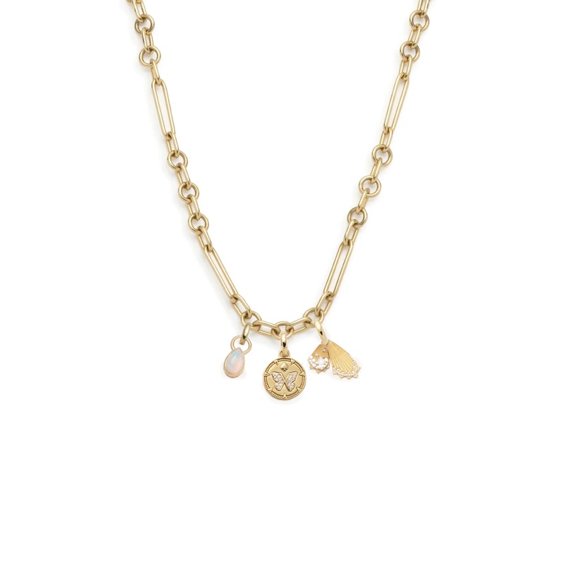 Reverie, Wings & Forever & Always a Pair : Small Mixed Clip Necklace