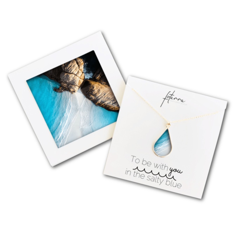 Shore Break Small Teardrop Necklace