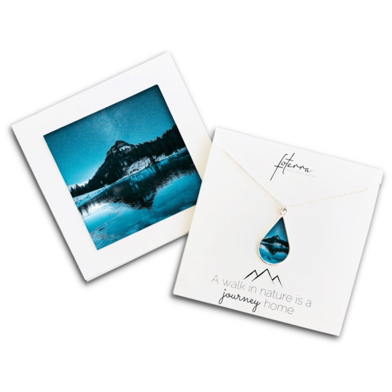 Starry Night At Tipsoo Lake Necklace